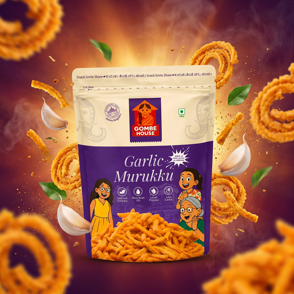 GOMBE House Garlic Murukku